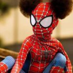 Poza zilei: fetița care îl adoră pe Spider-Man a „rupt” internetul