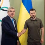Președintele CIO, în vizită la Kiev. Zelenski: „89 de sportivi şi antrenori ucraineni au murit până acum în război”